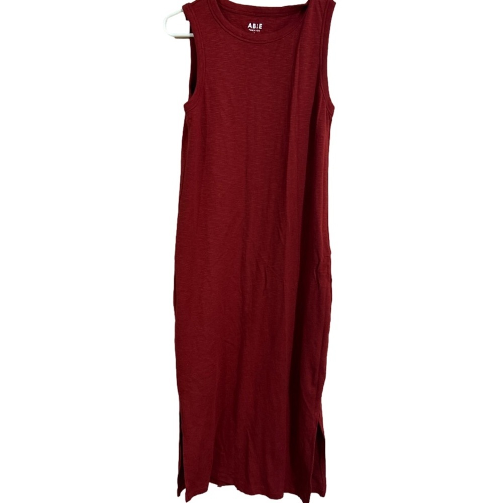 Able Shilpa Midi Tank Dress Rust Size Small